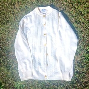 Pringle vintage lambswool button cardigan